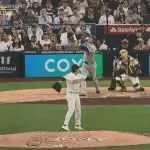 日本人対決は松井裕樹に軍配！大谷翔平の第四打席は松井裕樹にショートフライに打ち取られる