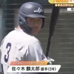 佐々木麟太郎(長打力S選球眼S知名度Sスター性S)