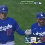 大谷翔平、第四打席で９試合連続安打となるセンター前ヒット！！！！！！！！！！！！
