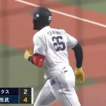 【西武対オリックス9回戦】西武・カナリオ、今日二本目となる第４号勝ち越し２ランホームラン！！！！！！！！！！！！