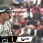 山口タイムリー2ベースきたぁぁぁ！ロッテ初回から先制！！