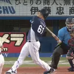 平良海馬、ヘルメットが外れるほどの激しいフルスイグｗｗｗｗｗｗ