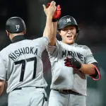 ロッテ山口航輝、ここ6試合で5本塁打