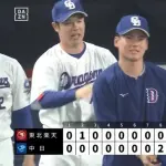 【中日対楽天3回戦】中日が連夜の逆転勝ちで楽天3連戦スイープ＆交流戦首位キープ！8回板山V犠飛＆村松同点タイムリー 金丸8回1失点好投4勝目