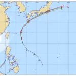 台風6号の進路、ほぼ決まる