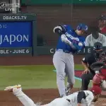 大谷翔平、第三打席で二試合連続マルチ安打となるセンター前ヒット！！！！！！！！！！！！！！！