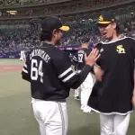 上茶谷大河がプロ初セーブ「ほんまに助けられた。海野ありがとう」