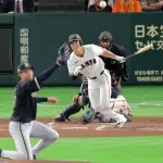 松本剛「交流戦 打率.375 4打点 出塁率.423 OPS.923で守備も上手いです」←これ