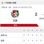 【勝利】広島vs日本ハム 交流戦 2回戦｜試合後ハムファン集合｜6/4