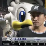 小島和哉さん、お立ち台で自虐する