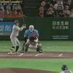 【巨人対ロッテ2回戦】ロッテ、２回表２アウト満塁からワイルドピッチで三塁ランナーが生還し１点先制！！！！！！！！！！！！！