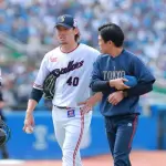 ヤクルト・高梨裕稔は「右前腕の肉離れ」　6日に緊急降板