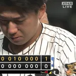 阪神・立石が悔し涙　4三振で打率.202に急降下