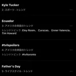 カイル・タッカーさん、アメリカのXでトレンド2位wwwwwwwwwwwww