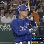 石川昂弥（25）打率.276 5本 15打点 OPS.807