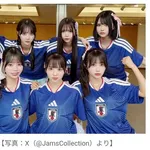 【衝撃】7人組アイドルさん、W杯ユニ姿がビジュアル日本代表レベルｗｗｗｗｗｗｗｗｗｗ