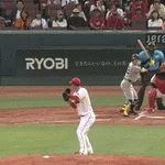 【広島対巨人8回戦】巨人、3回表1アウト二三塁から浦田の犠牲フライで先制！！！！！！！！！！！！！