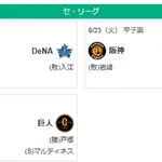 6/23セ順位　兎虎-燕-==//-======星鯉==竜