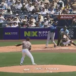 大谷翔平、第四打席で松井裕樹と対戦し空振り三振