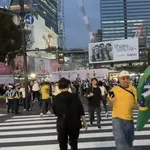 【画像】渋谷のスクランブル交差点、ブラジル人に占領されるｗｗｗ