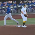 大谷翔平、第三打席で6試合連続安打となる内野安打！！！！！！