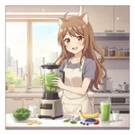 女連中ではスムージーとして流行だけど、男は理解できん。フルーツジュースだろ?