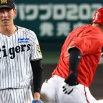 カープ小園、阪神今朝丸に「ナイスボール!」報徳対決で後輩にエール