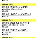 【悲報】サッカーW杯決勝トーナメント2回戦、地上波6試合でDAZN全8試合生中継ｗｗｗｗｗｗｗｗｗｗ