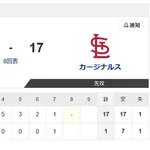 【悲報】カブスさん、現在17失点(前試合は23点取って勝利)