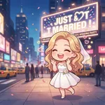 テイラー・スウィフト、約1000人招待の結婚パーティー開催 ニューヨークの電光掲示板に「JUST&T MARRIED!」