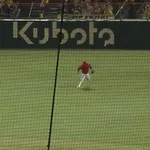 【阪神対広島13回戦】広島・野間、後逸…