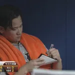 巨人・井上、金丸に投げ勝つ! 7回無失点8奪三振