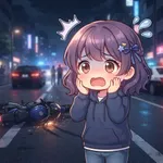 2人乗りバイクから女性が転落→後ろの車にはねられ意識不明の重体　バイクを運転してた男は逃走
