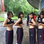 【画像】陸上部のお乳比べ、セクシーすぎる