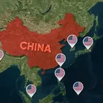 【悲報】中国さん「なんかさぁ…世界の米軍基地の場所眺めてたらある法則に気づいたんやが」wwwwwwwwww