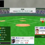 中日・サノー 四球 四球 本塁打 四球