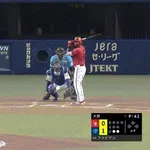 【中日対広島11回戦】広島・ファビアン、中日・大野雄大から第8号同点ソロホームラン!!!!!!!!!!!!!!!!