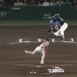 阪神・伊藤将司、最高のクロスファイア炸裂! サンタナお手上げwwww