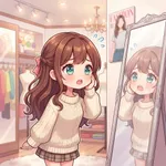 肩幅が狭過ぎて顔が巨大に見えてしまう