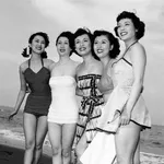 【画像】昔の日本人の水着がセクシーwwwwwww