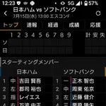 【日本ハム対ソフトバンク13回戦】1(中)吉田賢吾