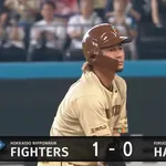 【日本ハム】水野達稀、タイムリーツーベースで先制|ソフトバンク戦|打った瞬間の反応まとめ|7/15