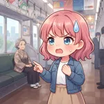 【画像】「優先席にババアが割り込んで座ってる!」パシャ