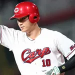 カープ佐々木泰(開幕4番) 打率.230 3本 8打点 2盗塁 OPS.590