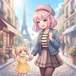 きゃりーぱみゅぱみゅ、パリで娘と２ショット！「街並みより素敵」「可愛すぎてます」「幸せそうなお写真」