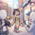 小野寺ポプコが着物で米NYを歩いていたら→声かけられ写真撮影 相手の正体にSNS騒然「マジかよ」「とんでもない大物」