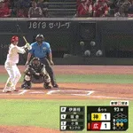 【広島対阪神14回戦】広島・坂倉、阪神・伊藤将司から第10号勝ち越しソロホームラン!!!!!!!!!!!!
