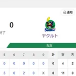 【試合結果】ヤクルト0-8DeNA 完封負けで4連敗…借金2に