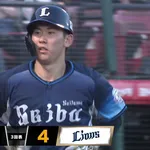小島大河が第4号3ラン！西武打線が一気に4点先制