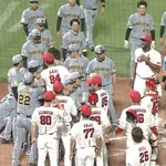 広島-阪神戦が警告試合に ハーンが2試合連続死球